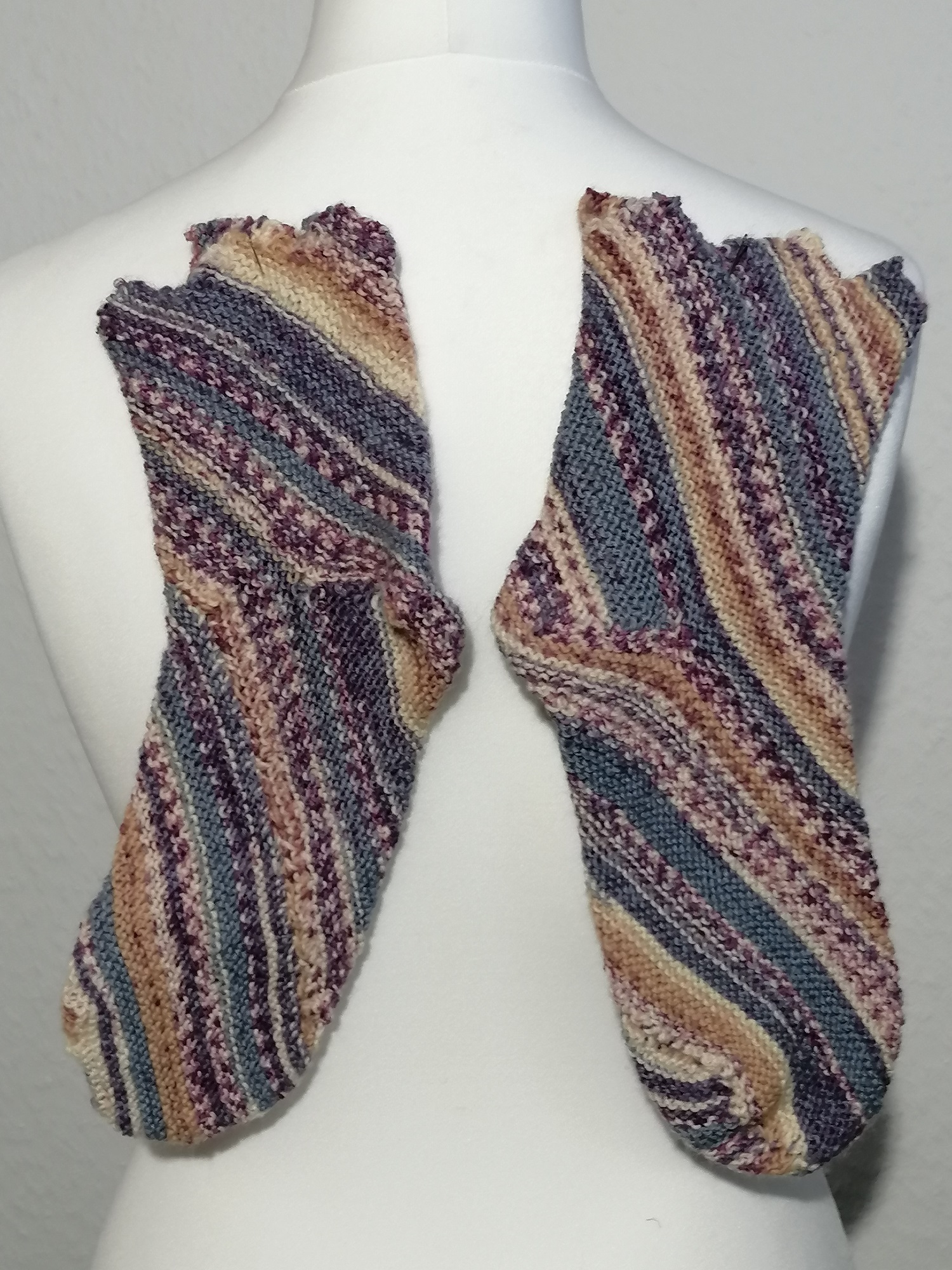 bunte Streifensocken